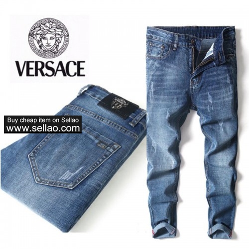 2019 Spring-Autumn New Men's Versace Casual Jeans Men Brand Jeans Size 29-40