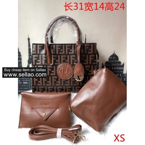 FENDI New real cowhide women's handbag shoulder bag Messenger bag
