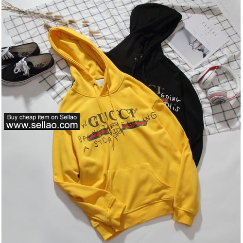 Gucci new Men Women Hoodies Streetwear Luxury Brand Hooded Pullover casual Sweatshirts male Clothing