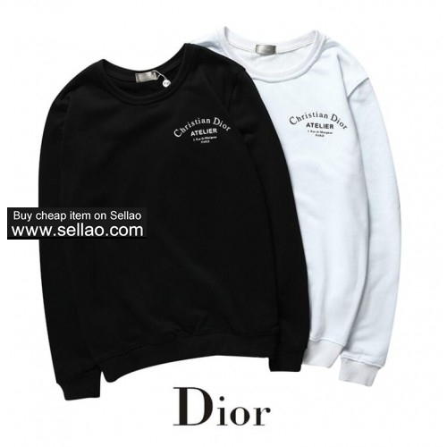 Christian Dior Men Hoodies Europe Street wear fashion Pullover Sweater Sport Hooded women Sweatshirt