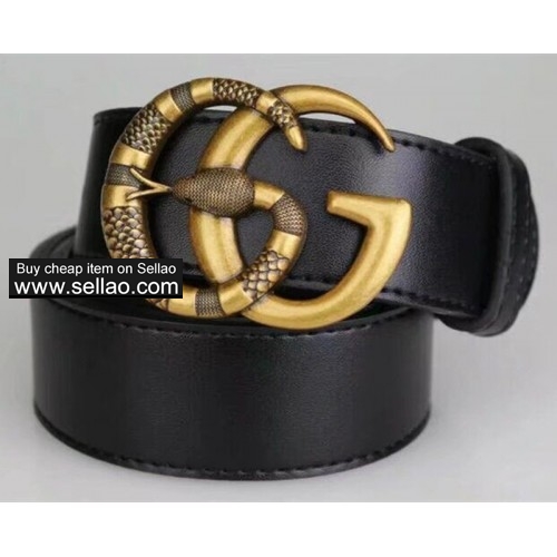 Men's Women's High guality luxury Belts GUCCI  Genuine Leather Belt GG Retro Belts Size:105-125
