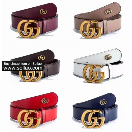 Men's Women's High guality luxury Belts GUCCI  Genuine Leather Belt GG  Brand Belts Size:105-125