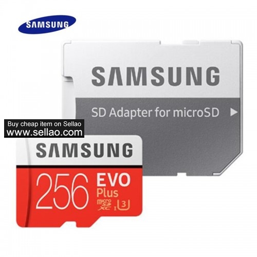 Wholesale retail Samsung 256gb Evo Memory Card 80mb/S Uhs I C10 Tf Micro Sd Card