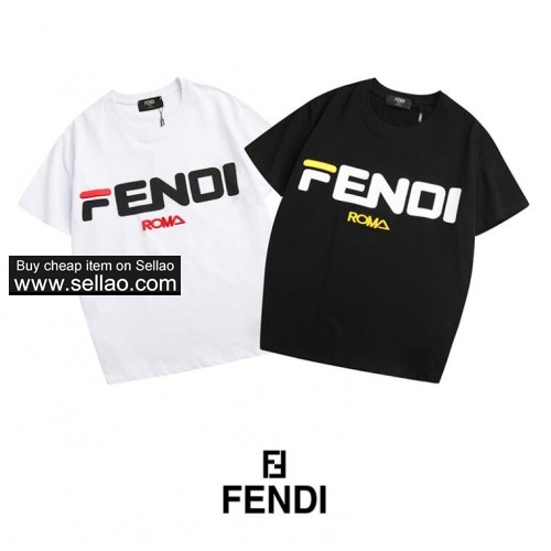 Luxury brand FENDI Men women T shirts casual cotton short-sleeved Tops tee Tshirt summer clothing