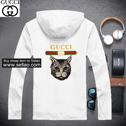 Gucci Mens Jacket Hot Sale Coat Womens Casual Luxury Jackets Hooded Long Sleeve Sport Outerwear