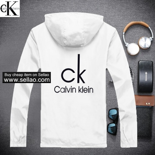 Calvin Klein Mens Jacket Hot Sale Womens Casual Luxury Jackets Hooded Long Sleeve Sport Outerwear