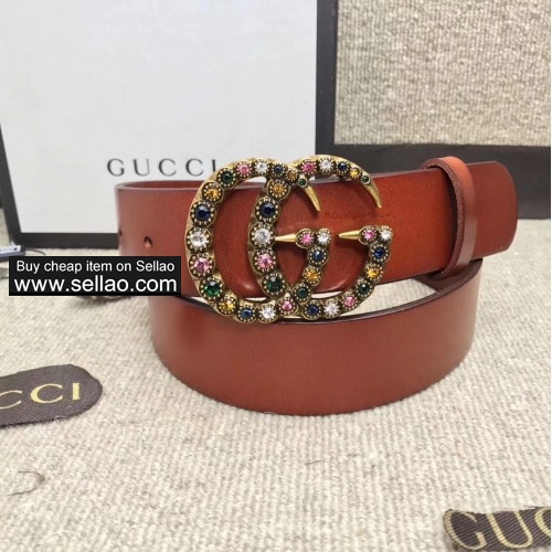 Gucci Diamond buckle belt