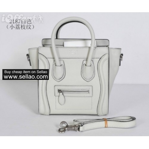Celine Nano Original Leather Luggage Smile Handbag Bag