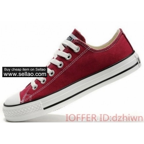 Converse ALL STAR canvas shoes high quality low canvas shoes classic women's casual shoes