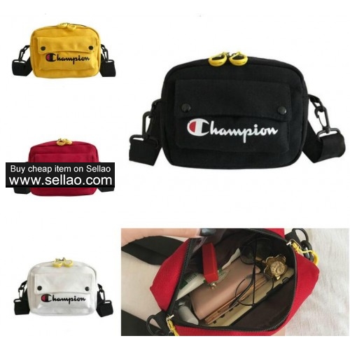 Champion latest Unisex mini Canvas Crossbody Bag chest bags Small Sports Shoulder Bag Messenger Bag
