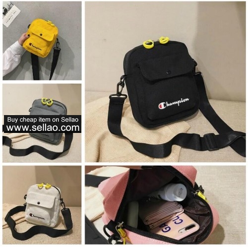 Champion Brand Unisex Crossbody Bag  mini Canvas chest bags Small Sports Shoulder Bag Messenger Bag