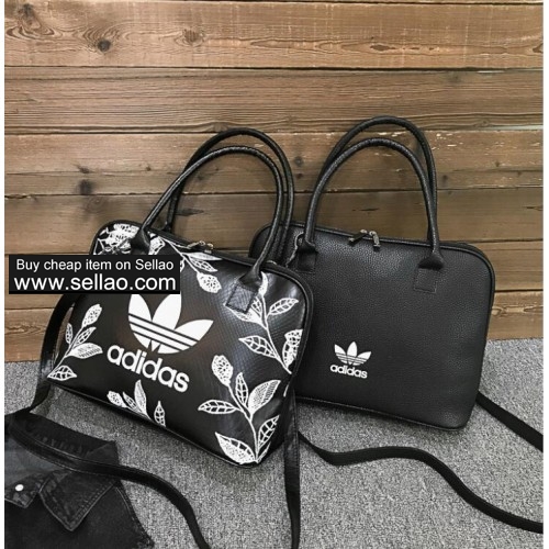ADIDAS black PU Leather Luxury Brand Shoulder Bag Women handbags Totes Ladies Bags female handbag