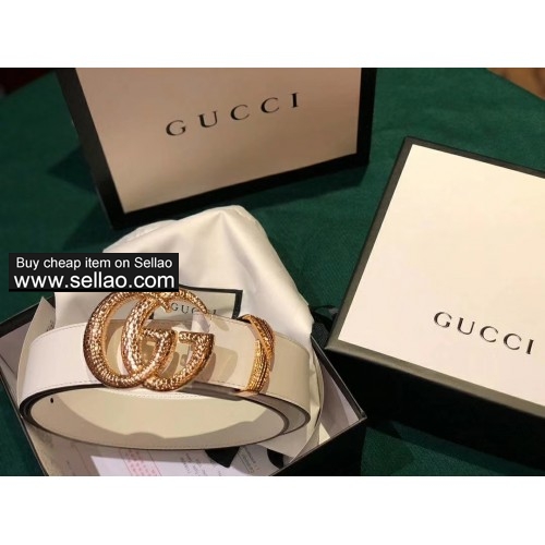 Gucci Gold double G snake buckle belts