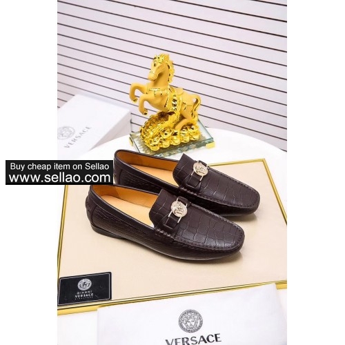2019 new fashion  luxury designer Versace casual shoes 38-44 yards free shipping retail wholesale