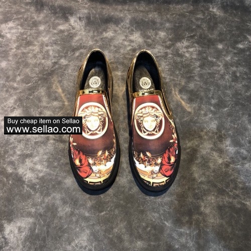 High-end brand luxury Versace shoes 38-44 yards large wholesale and retail free shipping