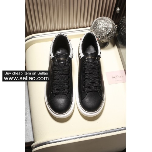 Fashion  high-end luxury goods McQueen casual shoes 38-44 yards wholesale and retail free shipping