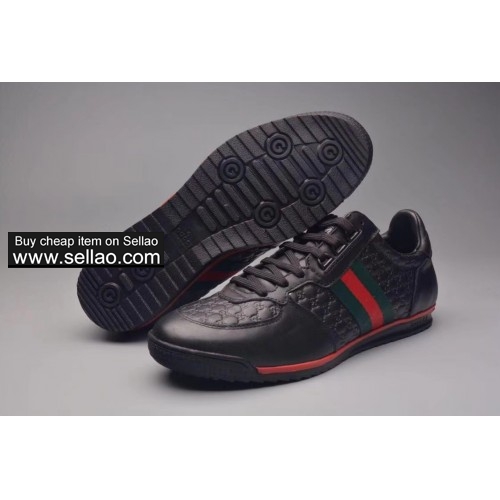 2019 new men leather Top sports shoes running shoes H7 GUCCI