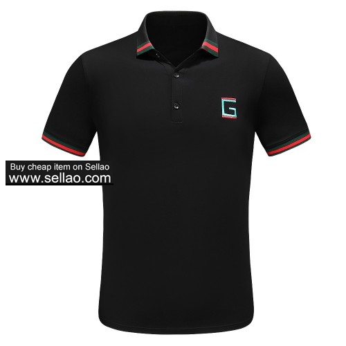 GUCCI Men's Polo Shirt free shipping European Size:M,L,XL,XXL,XXXL