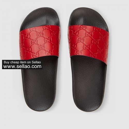 NEW MEN WOMEN Gucci Signature slide sandal wholesale