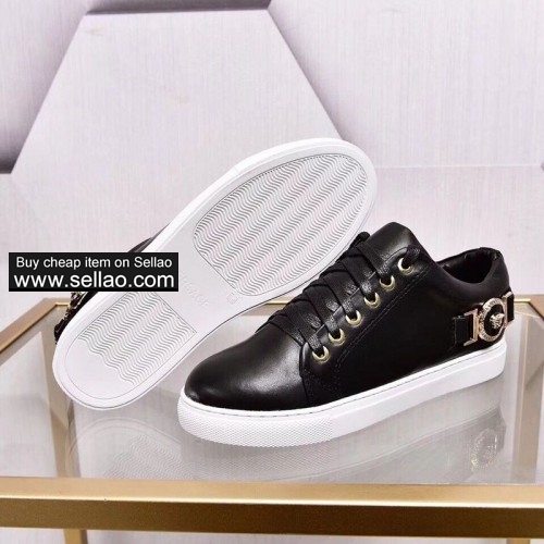 2019Louis Vuitton Gucci new brand leather luxury casual shoes running shoes Louis Vuitton