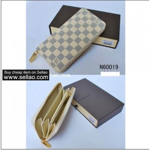 NEW LV Louis Vuitton Damier Wallet with gift bag leather