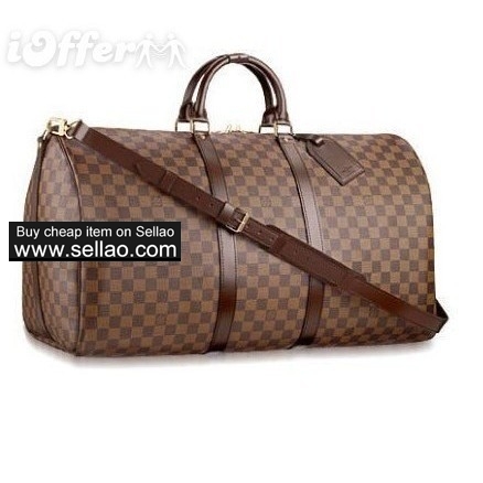 Louis vuitton leather WOMEN TYPE HANDBAG BAGS Travel Bags totes have lock 55cm