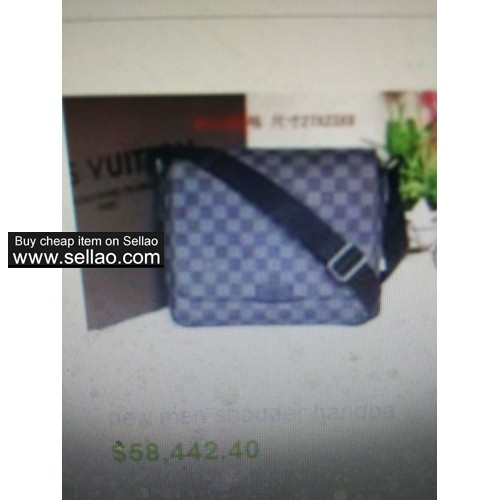 selling Louis Vuitton FASHION LV MEN BUSINESS SHOULDER BAG LEATHER MESSENGER BAGS