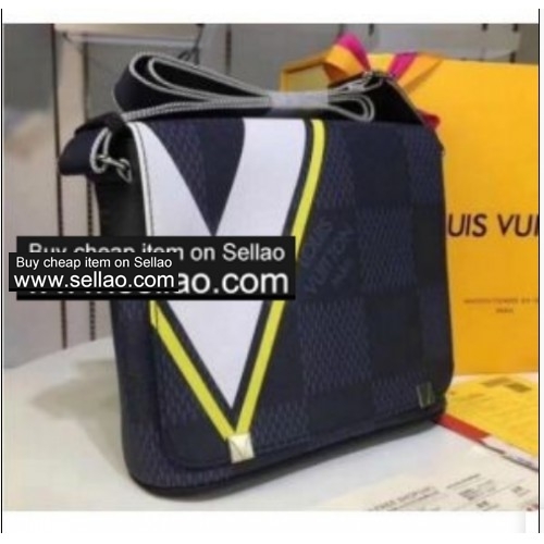 Louis Vuitton FASHION LV MEN BUSINESS SHOULDER BAG LEATHER MESSENGER BAGS