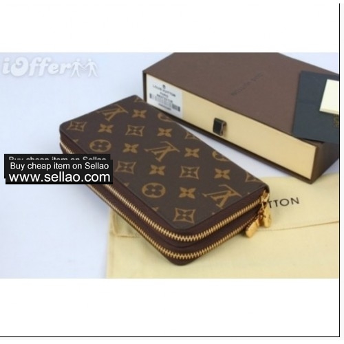 louis vuitton new LV brown damier wallet handbag bag purse Leather