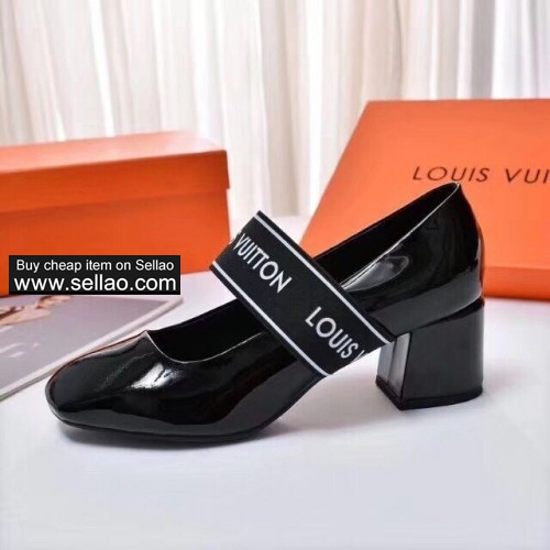 LV high heels spring and summer series single shoes,