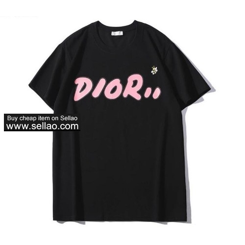 new 2019 classic Luxury brand dior men/women cotton t-shirt