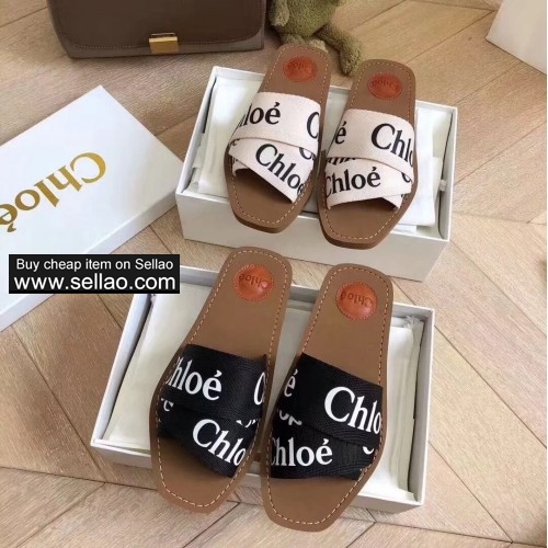 2019 CHLOE WOEMNS SLIPPERS FLAT SANDALS 35-40 SHOES