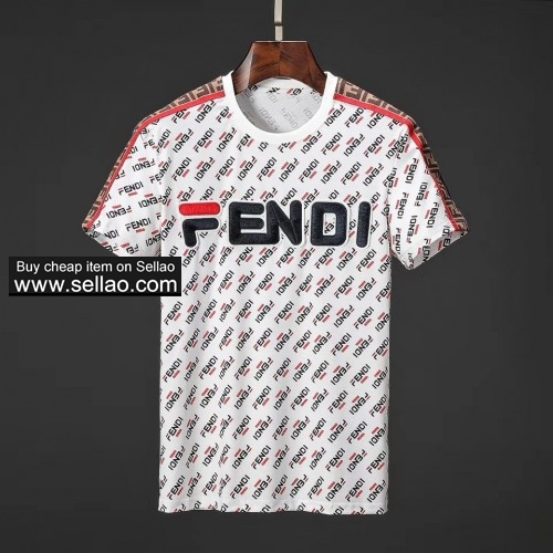 FENDI 2019 new Men's fashion Top Short sleeve T-shirt