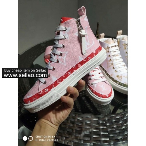 W283LV casual sports shoes sports boots surface layer paved Louis Vuitton iconic Monogram pattern