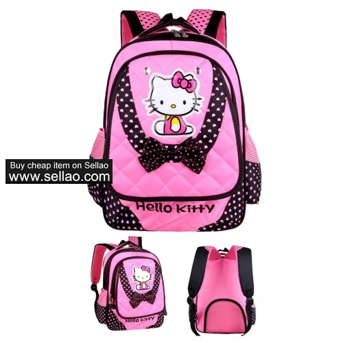 High Quality Brand Kids School Backpack  School Bag Hello Kitty Backpack Shoulders Bag For Girls
