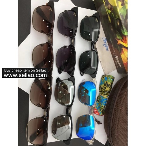 New Maui Jim MJ B257 Kawika Crystal Sunglasses Blue Hawaii Polarized Lenses
