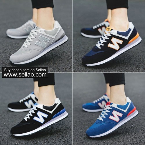 New Style Mens Brand Sports Shoes Lace-Up Breathable N Letter Running Shoes Sneakers