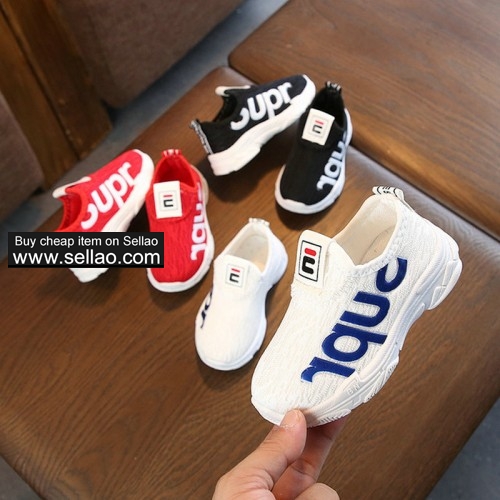 Children Sport Shoes New Fashion Breathable Kids Boys Girls Sneakers Baby Toddler Shoes