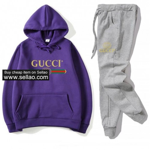 GUCCI sweatsuits Luxury brands hoodies+pants Mens womens Clothing Casual Sport Tracksuit Sweat Suit