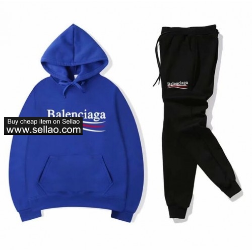 Balenciaga brands jogging Suits Hoodies +Pants Setsing Suit Hip Hop Sets sweatsuit Casual Tracksuit