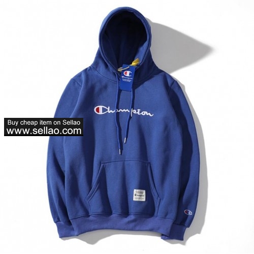 Champion embroidery brand hoodies men women Pullover hoody Coat Tops Casual Hip Hop Sweatshirt