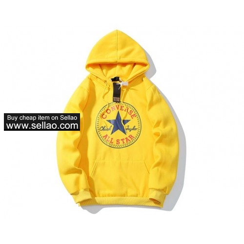 Converse Letter printing brand hoodies men women Pullover hoody Tops Casual Hip Hop Sweatshirt