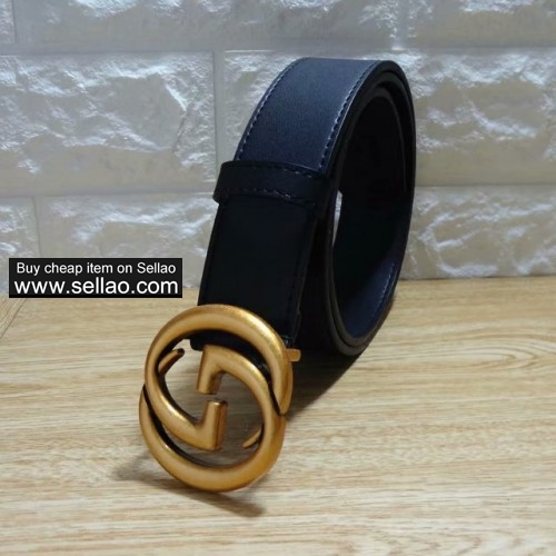 designer Belts men high quality cowhide leather Belt metal smooth buckle solid jeans belts
