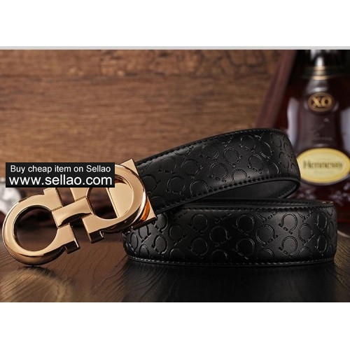 Luxury belt fashion mens large buckle belt quality designer belt