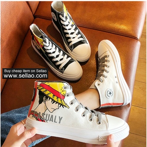 Women Girl Shoes Cartoon Sneakers Fashion Casual Running Shoes Basketball Femme Canvas Shoes