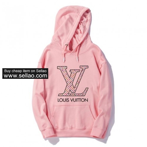Louis Vuitton Luxury Brand hoodies women Casual Sweatshirt pink sweatsuit Classic pullover tops