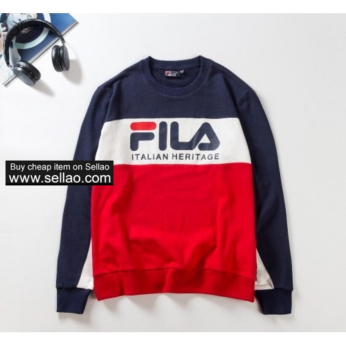 FILA Sweatshirt Luxury Brand hoodies men women hoodie Casual sweatsuit Sweater tops Clothing