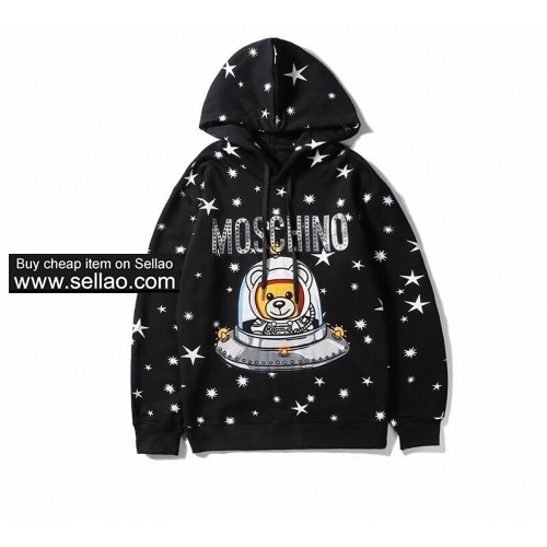 Luxury Letters Moschino  brand hoodies men women Pullover Coat Tops Casual Hoodie
