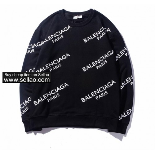 2019 Europe Paris brand BB Balenciaga Hoodies Men Women Casual Cotton Sweatshirt Pullover