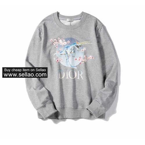 DIOR Letter printing brand hoodies men women Pullover hoody Tops Casual Hip Hop Sweatshirt